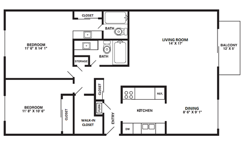2 Bed|2 Bath - Mid or Top 2 Bed|2 Bath - Mid or Top